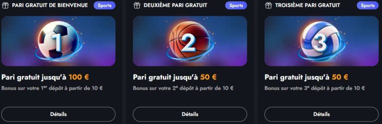 Martin Casino bonus bienvenue sport